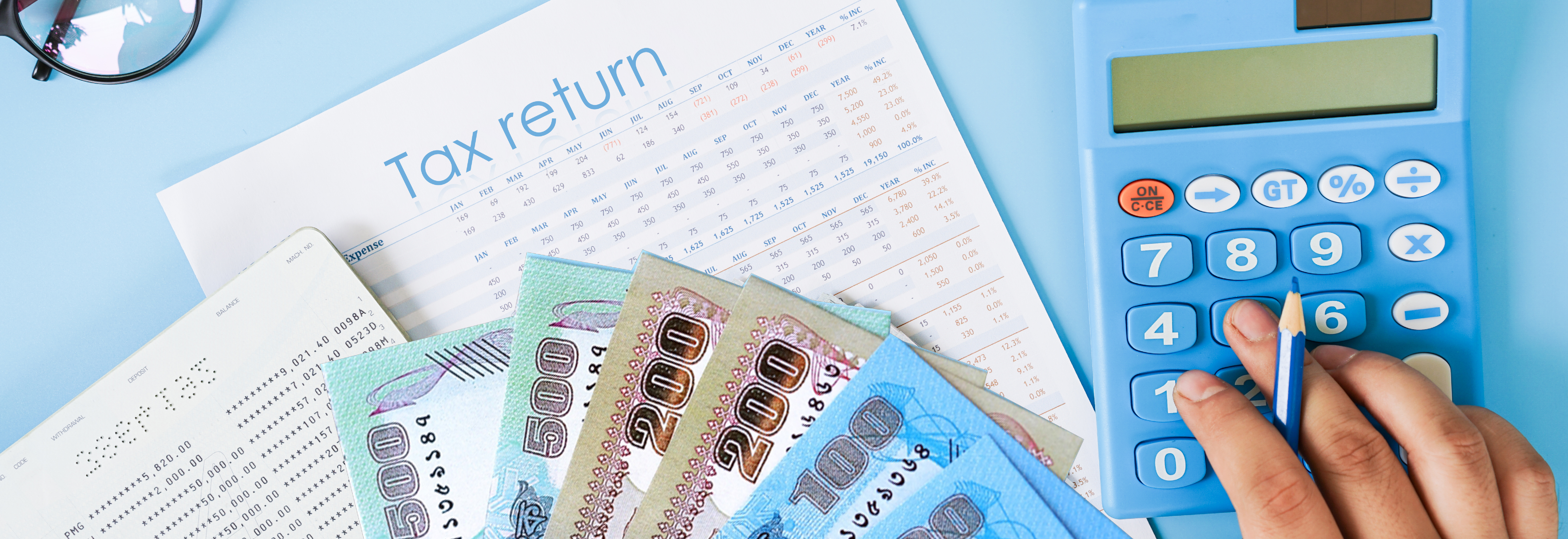 Tax return and calculator